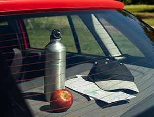 Interpretation of what a car water cup should look like from multiple perspectives? ----Family car driver