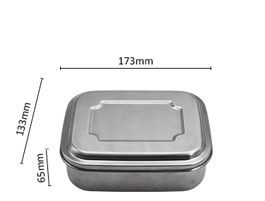 可重复使用的不锈钢食品容器儿童或成人防漏不锈钢饭盒
