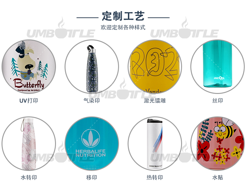 为什么同一款水杯相似的图案印刷效果却截然不同